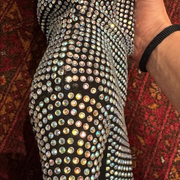 Steve Madden heeled rhinestone boots - Picture 4 of 4